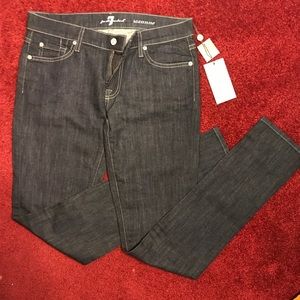 Blue straight leg Seven Jeans